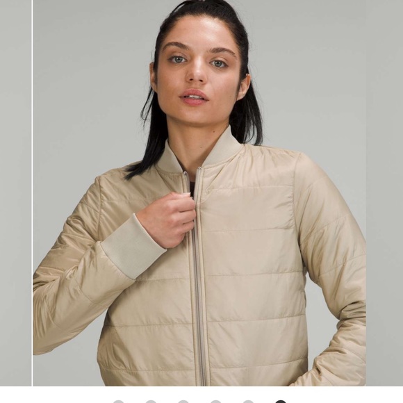 Lululemon Non-Stop Cotton Bomber Jacket reversible, never worn - Picture 2 of 7